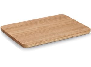 4003368256856 - Schneidebrett ZELLER PRESENT Servierbrett Eiche braun (hellbraun) B2500cm H190cm L3500cm Eichenholz Schneidebretter Brett aus natürlichem Material