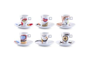 4003368265056 - Faces Espresso-Set 12-teilig Bestehend aus 6 Espressotassen und 6 passenden Untertassen Material Porzellan 50 ml 4003368265056 - Faces Espresso-Set 12-teilig Bestehend aus 6 Espressotassen und 6 passenden Untertassen Material Porzellan 50 ml
