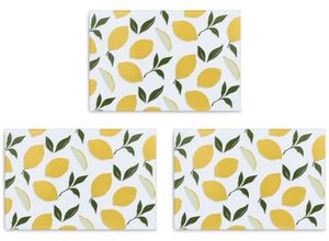 4003368506609 - Schneidebrett ZELLER PRESENT Glasschneideplatte Lemons 3er Set bunt B2000cm H060cm L3000cm Sicherheitsglas Schneidebretter Silikonfüße 4003368506609 - Schneidebrett ZELLER PRESENT Glasschneideplatte Lemons 3er Set bunt B2000cm H060cm L3000cm Sicherheitsglas Schneidebretter Silikonfüße