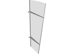 4003412105581 - Typ XL Vordach-Seitenteil Edelstahl 167 x 85 cm klar 4003412105581 - Typ XL Vordach-Seitenteil Edelstahl 167 x 85 cm klar