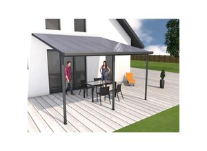4003412111711 - Terrassenüberdachung 426x406cm anthrazit anthrazit 426 x 406 cm 4003412111711 - Terrassenüberdachung 426x406cm anthrazit anthrazit 426 x 406 cm