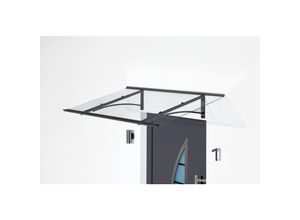 4003412111964 - Pultvordach PT GR Aluminium anthrazit Acrylglas klar 4003412111964 - Pultvordach PT GR Aluminium anthrazit Acrylglas klar