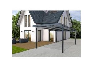 4003412129099 - Premium Carport 3094 x 562 cm anthrazit Acryl klar 16 mm