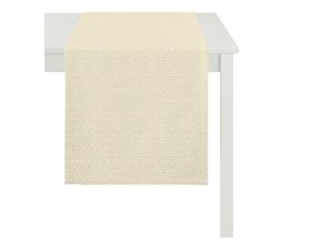 4003440148833 - Tischdecke APELT 5205 CHRISTMAS ELEGANCE Weihnachtsdeko Weihnachten Tischdecken Gr B L 48 cm x 140 cm 1 St beige (creme goldfarben)