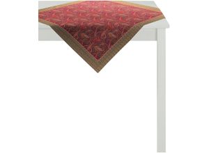 4003440171893 - Mitteldecke APELT 2916 Indian Summer Tischdecken Gr B L 130 cm x 130 cm 1 St quadratisch rot (rot orange)