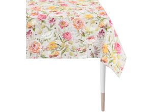 4003440260719 - Tischdecke APELT 7701 SUMMERTIME Sommerdeko Sommer Tischdecken Gr B L 150 cm x 250 cm 1 St bunt (natur rosa bunt) Tischdecken