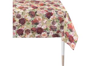 4003440267114 - Tischdecke APELT 1605 HERBSTZEIT Herbstdeko Herbst Tischdecken Gr B L 150 cm x 250 cm 1 St rechteckig bunt (natur rot bunt) Tischdecken Digitaldruck