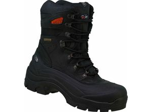 4003457316430 - Trizeratop - Arbeitsschuhe S3-Winterstiefel Größe 41 wasserdicht ausklappbare Spikes - schwarz