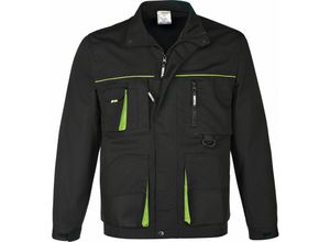 4003457334564 - Trizeratop - Arbeitsjacke Jacke schwarz grün Größe xl - schwarz