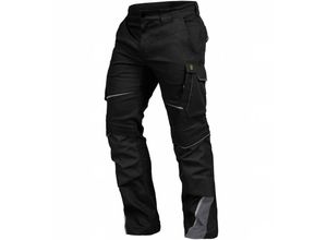 4003457365605 - Bundhose Herren Flex-Line FLEXH25 Gr 50 schwarz grau - schwarz grau - Leibwächter