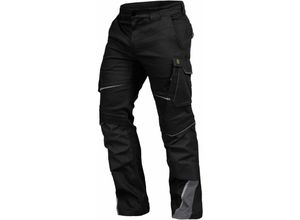 4003457365698 - Bundhose Herren Flex-Line FLEXH25 Gr 68 schwarz grau - schwarz grau - Leibwächter