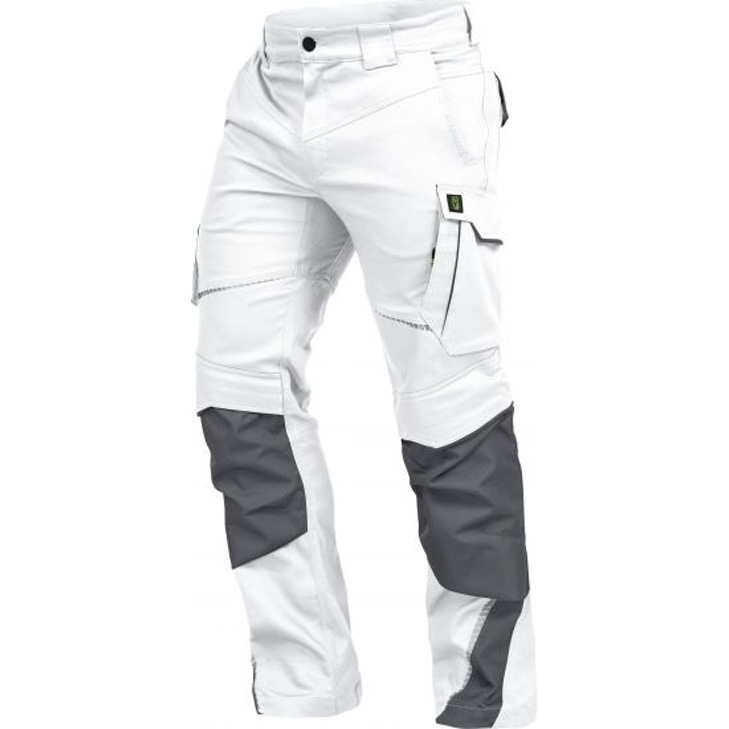 4003457366145 - Bundhose Herren Flex-Line FLEXH24 Gr 50 weiß grau - weiß grau - Leibwächter