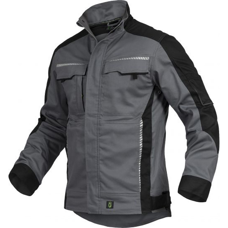 4003457368354 - Trizeratop - Arbeitsjacke Jacke grau schwarz Größe m - grau