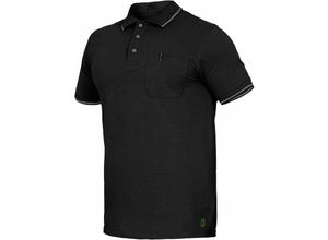 4003457370708 - Polo-Shirt Flex-Line FLEXU05 Gr M schwarz - schwarz