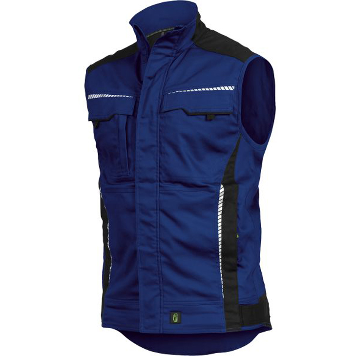 4003457374676 - Trizeratop - Arbeitsweste Weste kornblau schwarz Größe xxxl - blau