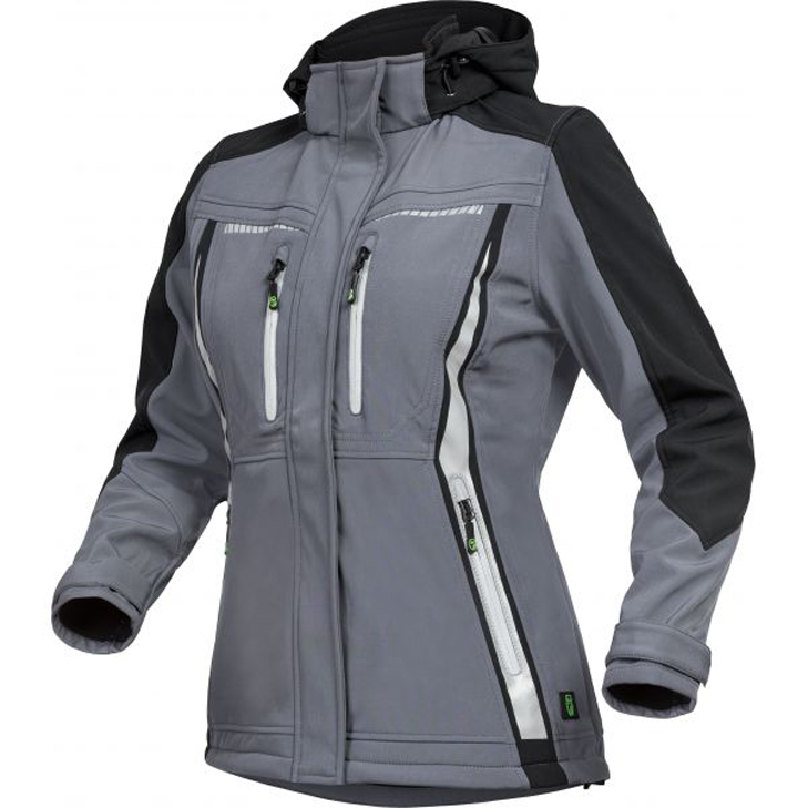 4003457375567 - Damensoftshelljacke Flex-Line 92 % Polyester 100D  8 % Po