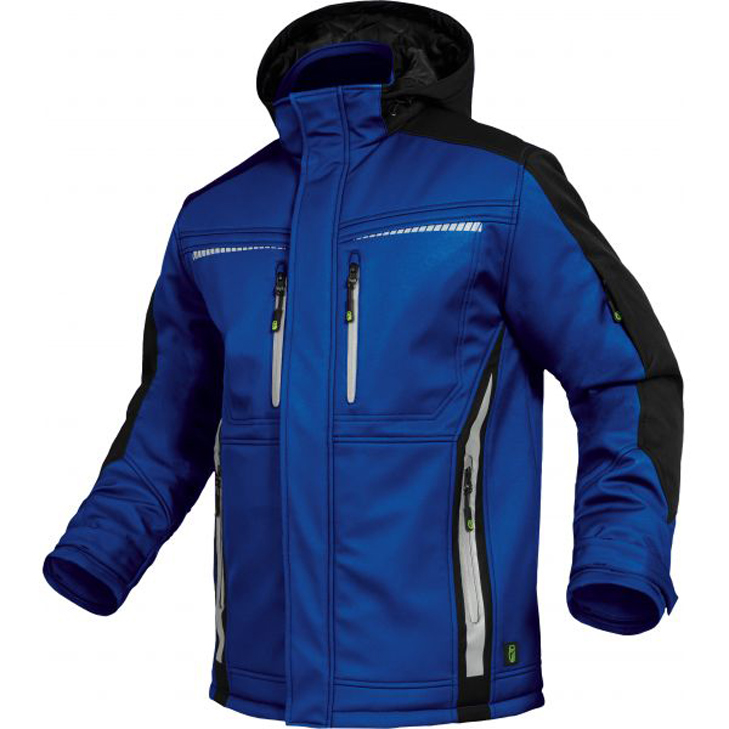 4003457376465 - Trizeratop - Arbeitsjacke Winter-Softshell kornblau schwarz Größe s - blau