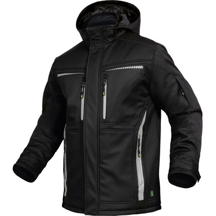 4003457376588 - Trizeratop - Arbeitsjacke Winter-Softshell schwarz Größe l - schwarz