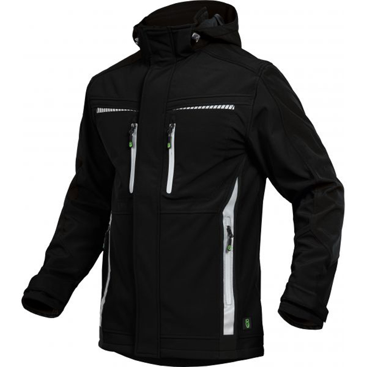 4003457376922 - Trizeratop - Leibwächter Sommer-Softshell Jacke flexs Gr 5XL schwarz - schwarz