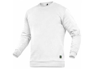 4003457384521 - Arbeitspullover Sweatshirt Rundhals Sweater weiß Größe S - weiss