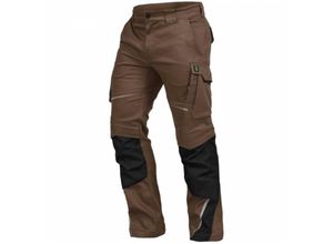 4003457393127 - Bundhose Herren Flex-Line FLEXH29 Gr 110 haselnuss schwarz - haselnuss schwarz - Leibwächter