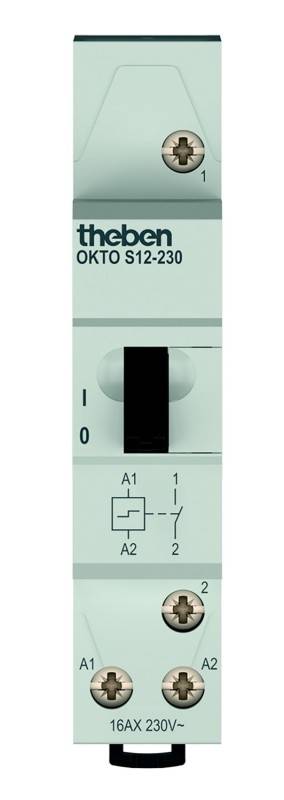 4003468310021 - THEBEN 3120120 - Elektromechanischer Stromstoßschalter 1 Schließer 230V IP20