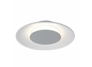 4003474299747 - Wofi - Deckenlampe weiß led Deckenleuchte Glas Küchenleuchte Wohnzimmer Metall Kunststoff 13W 750lm warmweiß DxH 30x6 cm 96710106000