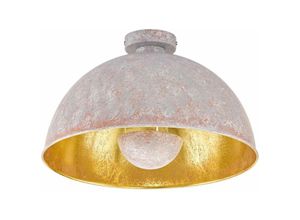 4003474348261 - Wofi - Deckenlampe Deckenleuchte Wohnzimmerlampe Küchenleuchte Steinoptik Blattgold Metall DxH 412 x 241 cm 901901508000