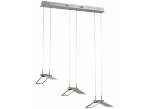 4003474351933 - Wofi - Pendelleuchte Deckenlampe led Esstischleuchte dimmbar Hängelampe nickel matt 265W 1700lm 3000K 705 x 35 x 150 cm