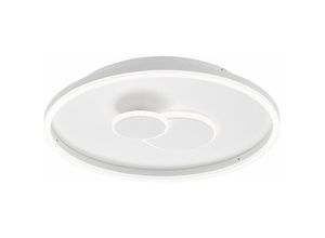 4003474389073 - Etc-shop - Deckenlampe Leuchten dimmbar über Schalter weiß led Deckenlampe rund Wohnzimmer Metall Kunststoff 27W 1800lm DxH 40x7 cm wofi 11246