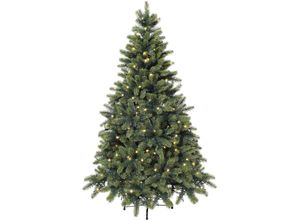 4003529080207 - Künstlicher Weihnachtsbaum CREATIV DECO Weihnachtsdeko künstlicher Christbaum Tannenbaum Weihnachtsbäume Gr Höhe 150 cm grün Weihnachtsbaum Weihnachtsdekoration Kunstweihnachtsbäume Künstliche Weihnachtsbäume mit LED-Lichterkette