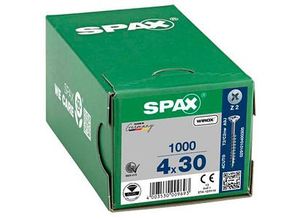 4003530009693 - SPAX® Universalschrauben Z2 Senkkopf WIROX 30mm x 4 mm 1000 St