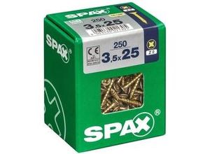 4003530021305 - Spax Universalschrauben 35 x 25 mm PZ 2 - 250 Stk Holzschrauben