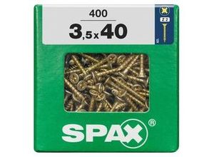 4003530021701 - Spax - Universalschrauben 35 x 40 mm pz 2 - 400 Stk Holzschrauben