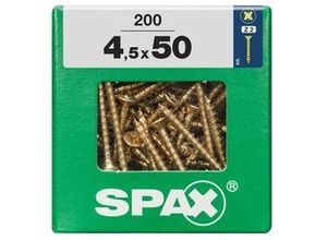 4003530021787 - Universalschrauben 45 x 50 mm pz 2 - 200 Stk Holzschrauben - Spax