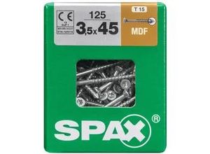 4003530097058 - Faserplattenschrauben 35 x 45 mm tx 15 - 125 Stk Möbelschrauben - Spax