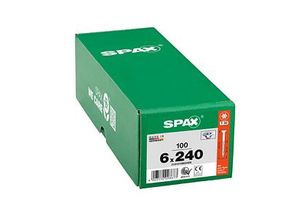 4003530098673 - Spax - Senkmultikopf T-Star Plus T30 Teilgewinde Wirox 100St 6x240