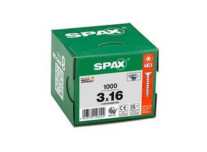 4003530106002 - 880910100030016 Schraube r 88091 Senkkopf T-STAR 3 x 16 13-T10 Stahl wirox - Spax