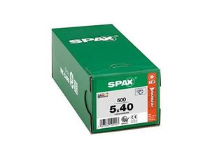 4003530109003 - 880910100050040 Schraube r 88091 Senkkopf T-STAR tg 5 x 40 34-T20 Stahl wir - Spax