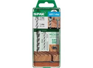 4003530189388 - Spax Terrassen-Stufenbohrer HSS Drill 2 step Ø 41 und 65 mm