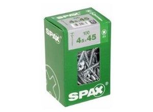 4003530190674 - Spax - Universalschrauben 45 x 45 mm tx 20 - 100 Stk Holzschrauben