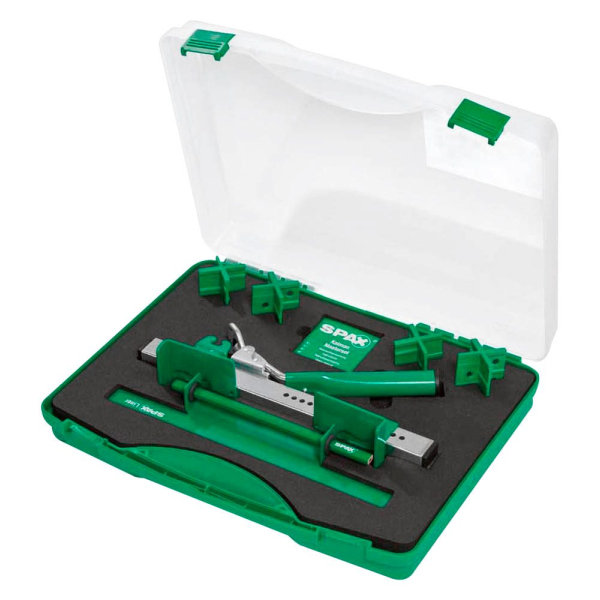 4003530241093 - Spax Brettrichter Kaiman Pro für Holzdielen inkl vier Fugenlehren und Liner
