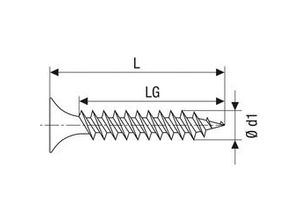 4003530259111 - Schnellbauschrauben 39 x 25 mm ph 2 Feingewinde 1000 Stück Schnellbauschrauben für Holzunterkonstruktion - Spax