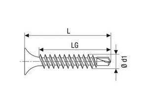 4003530259210 - Schnellbauschrauben35 x 35mm 1000 Stück (magaziniert) Trompetenkopf - Spax