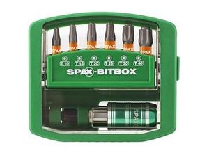 4003530271014 - Bitbox t-star plus 6 Bits T10 T15 T20 T25 T30 T40 Schnellwechsel Bit-Halter 1 Stück - 4000007899019 - Spax