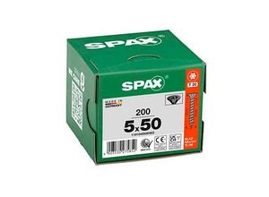 4003530275852 - Senkkopf 50x 50 vg Torx 20 verzinkt schwarz mit Bewertung   Kleinpackung - Spax