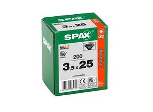 4003530283932 - SPAX® Universalschrauben T20 Senkkopf BLAX 25mm x 35 mm 200 St