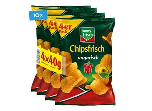 4003586040251 - Funny-Frisch Chipsfrisch ungarisch 160g 10er Pack