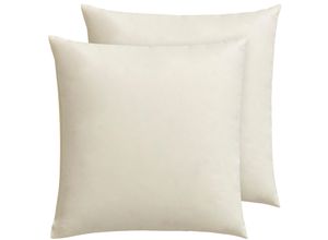 4003589034325 - Federkopfkissen OTTO KELLER Annabelle Kopfkissen Gr B L 40 cm x 40 cm Baumwolle 2 St beige (creme) in vielen verschiedenen Größen erhältlich Von 40x40 bis 80x80cm