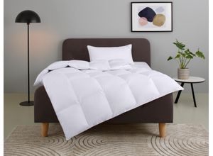 4003589066005 - Daunenbettdecke + Kopfkissen HOME AFFAIRE Litrone Bettdecke 135x200 cm 155 x220 cm Bettwaren-Sets Gr B L 135 cm x 200 cm 1 B L 40 cm x 80 cm (1) weiß Winterbettdecke Set mit Kissen 40x80 cm 80x80 Frühling Sommer Herbst Winter